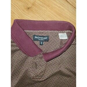 Yves Saint Laurent YSL Longsleeve Collared Polo Shirt Mens Medium